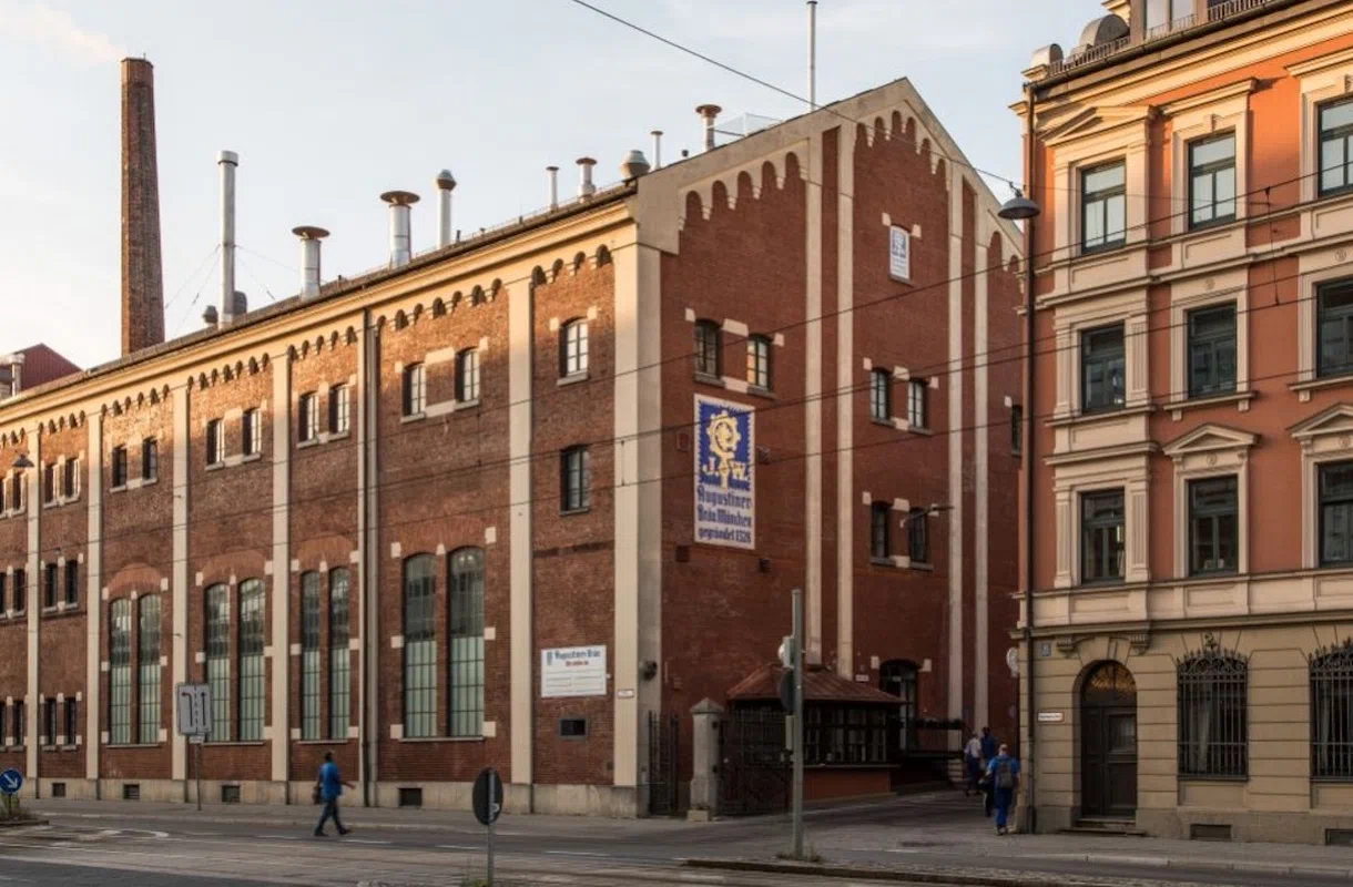 Augustinerbrauerei in der Landsberger Straße im Ziegelbau